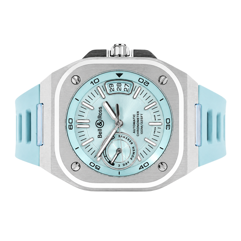 Pre-Owned Bell & Ross Ice Blue Steel BRX5R-IB-ST/SRB