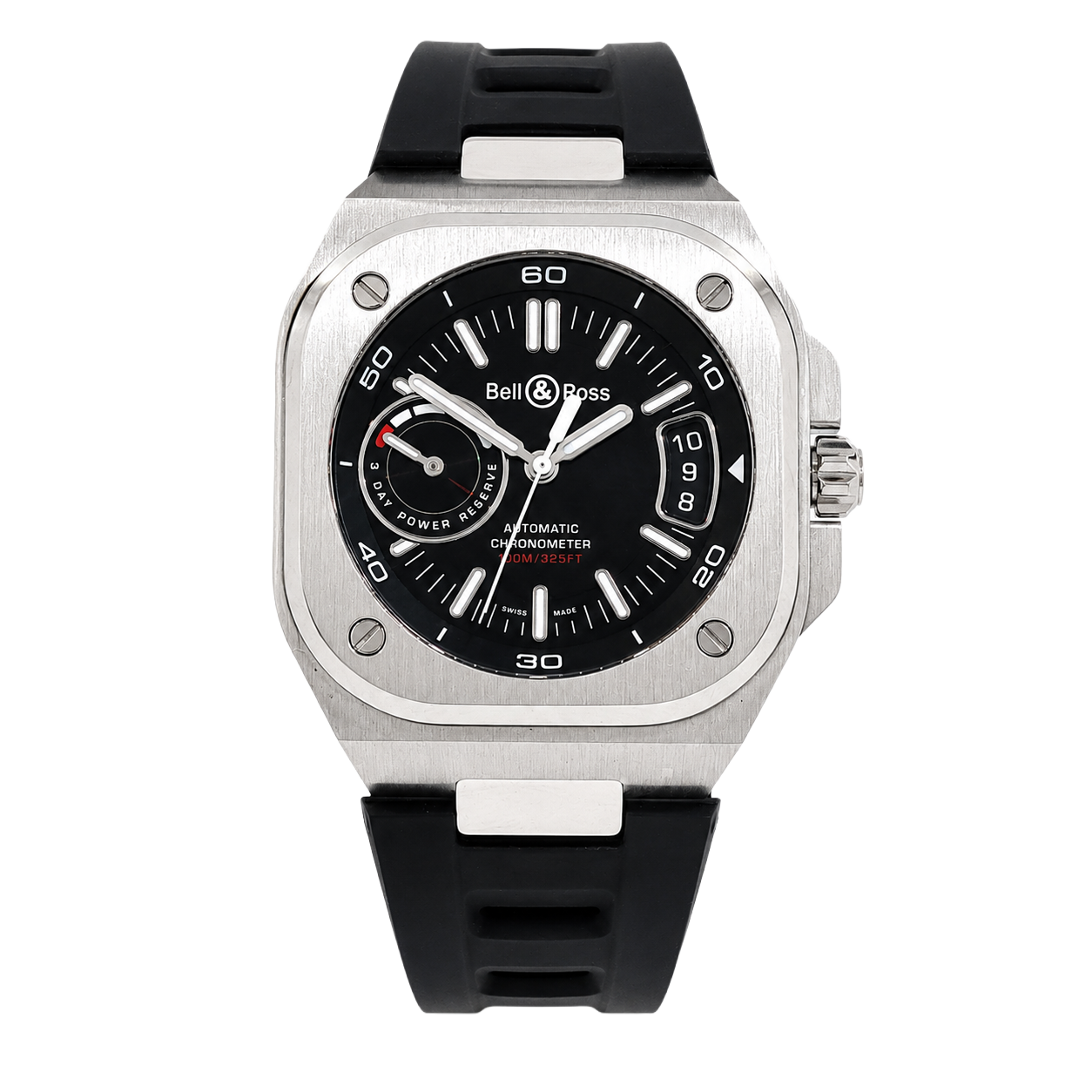 Bell & Ross Black Steel BRX5R-BL-ST/SRB