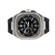 Pre-Owned Bell & Ross Black Steel BRX5R-BL-ST/SRB