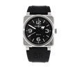 Pre-Owned Bell & Ross Stainless Steel BR0392-BLC-ST