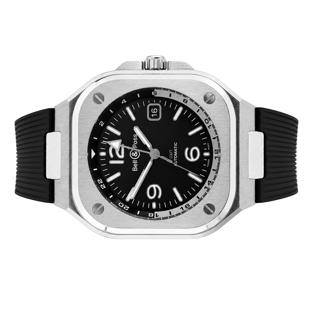 Pre-Owned Bell & Ross Stainless Steel BR05G-BL-ST/SRB