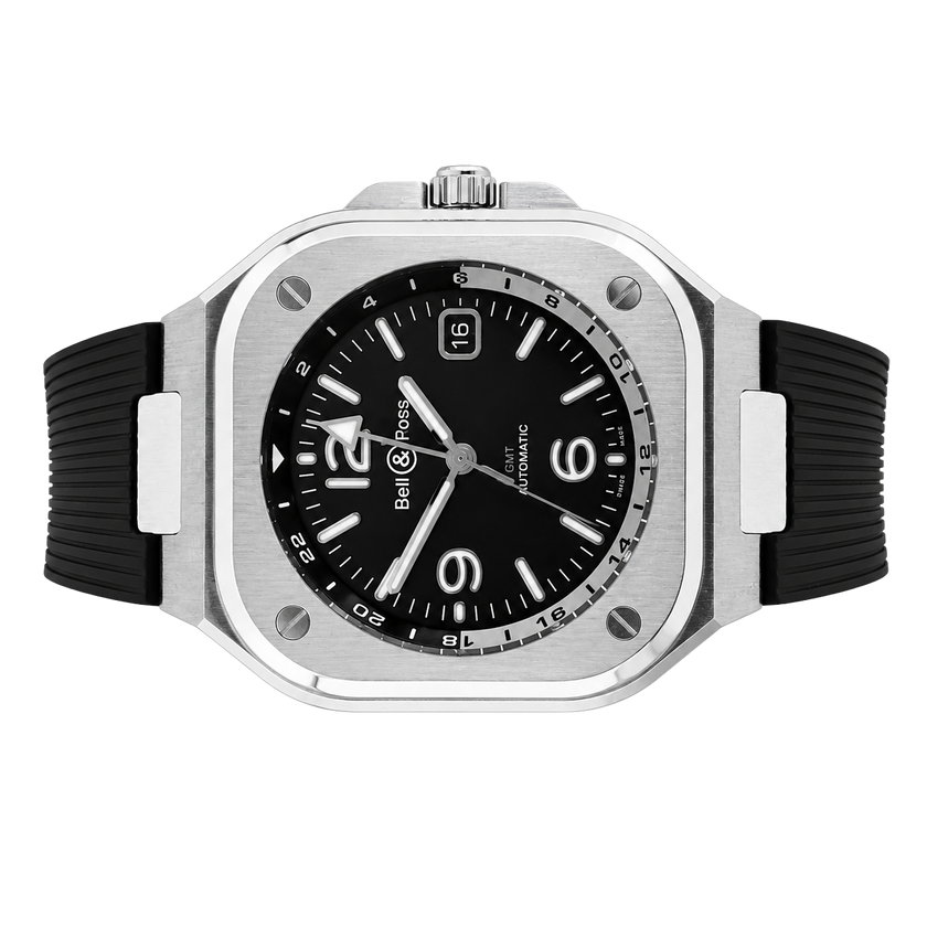 Pre-Owned Bell & Ross Stainless Steel BR05G-BL-ST/SRB