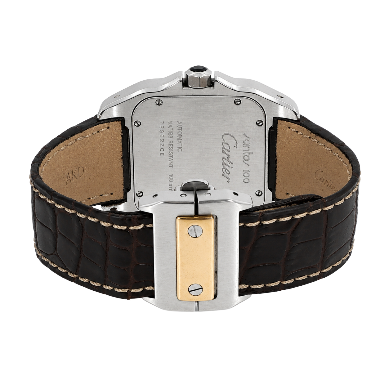 Pre-Owned Cartier Santos 100 38MM Yellow Gold