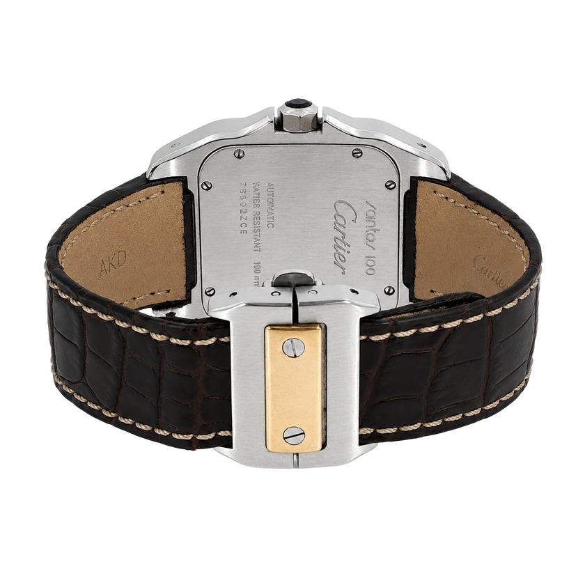 Pre-Owned Cartier Santos 100 38MM Yellow Gold