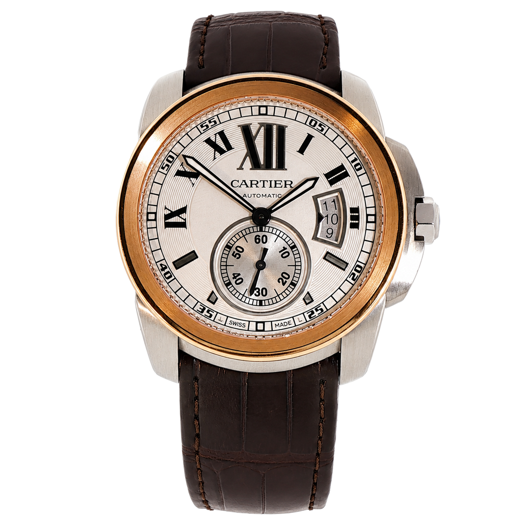 Pre-Owned Cartier Calibre De Cartier 18K Yellow Gold W7100039