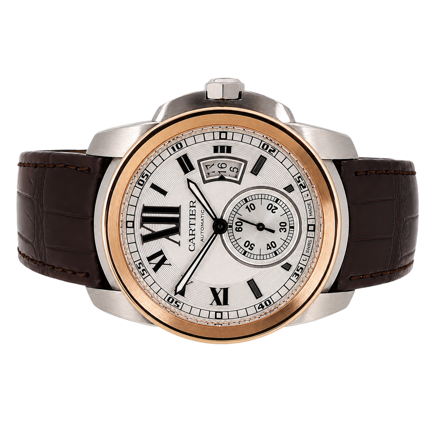 Pre-Owned Cartier Calibre De Cartier 18K Yellow Gold W7100039