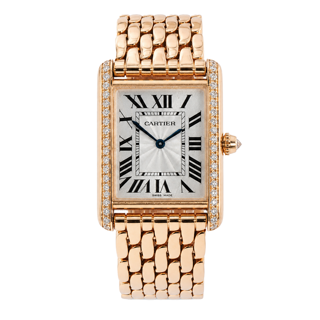 Pre-Owned Cartier Rose Gold Tank Louis 353386ZX