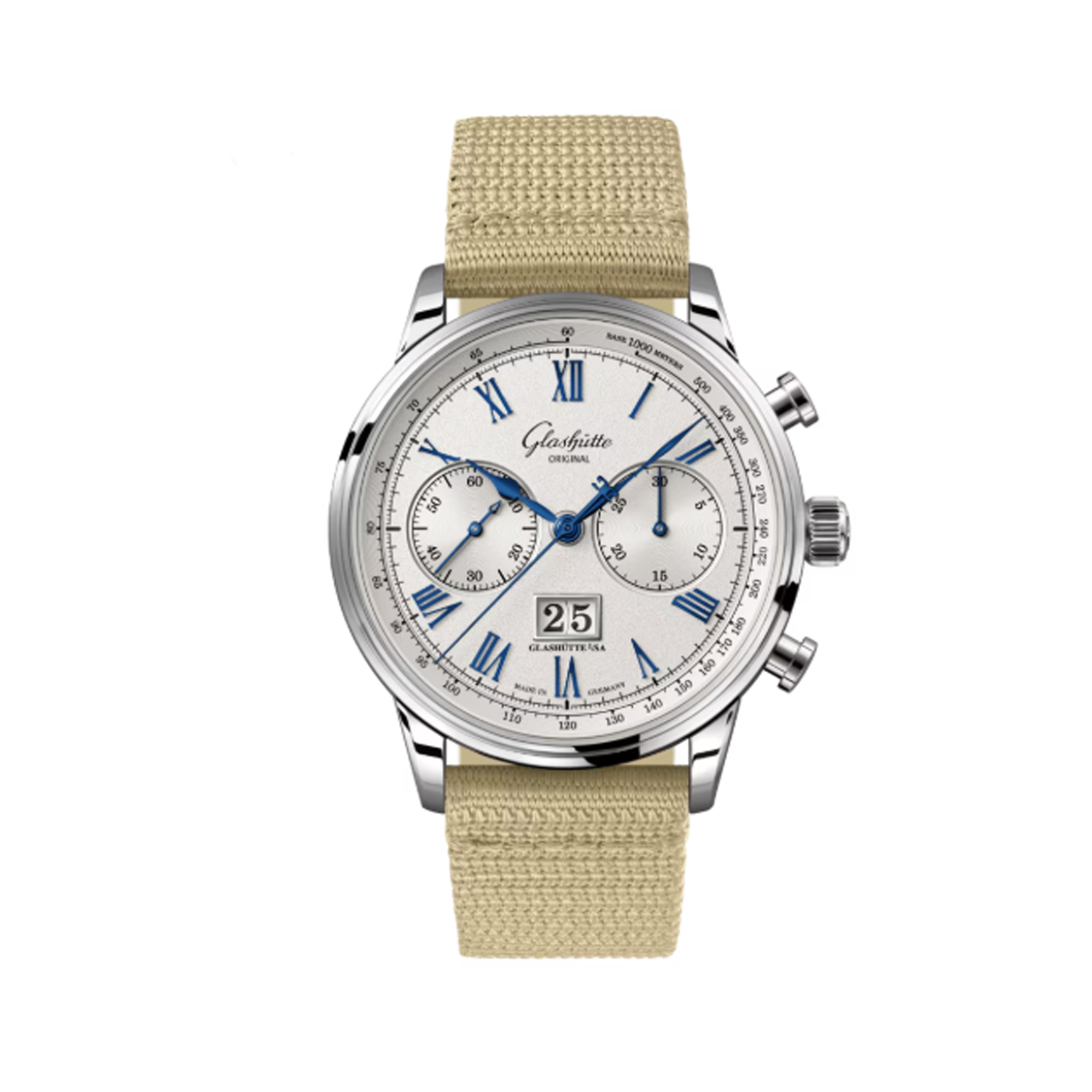 SS 41MM Senator Chronograph  1-37-24-01-02-64