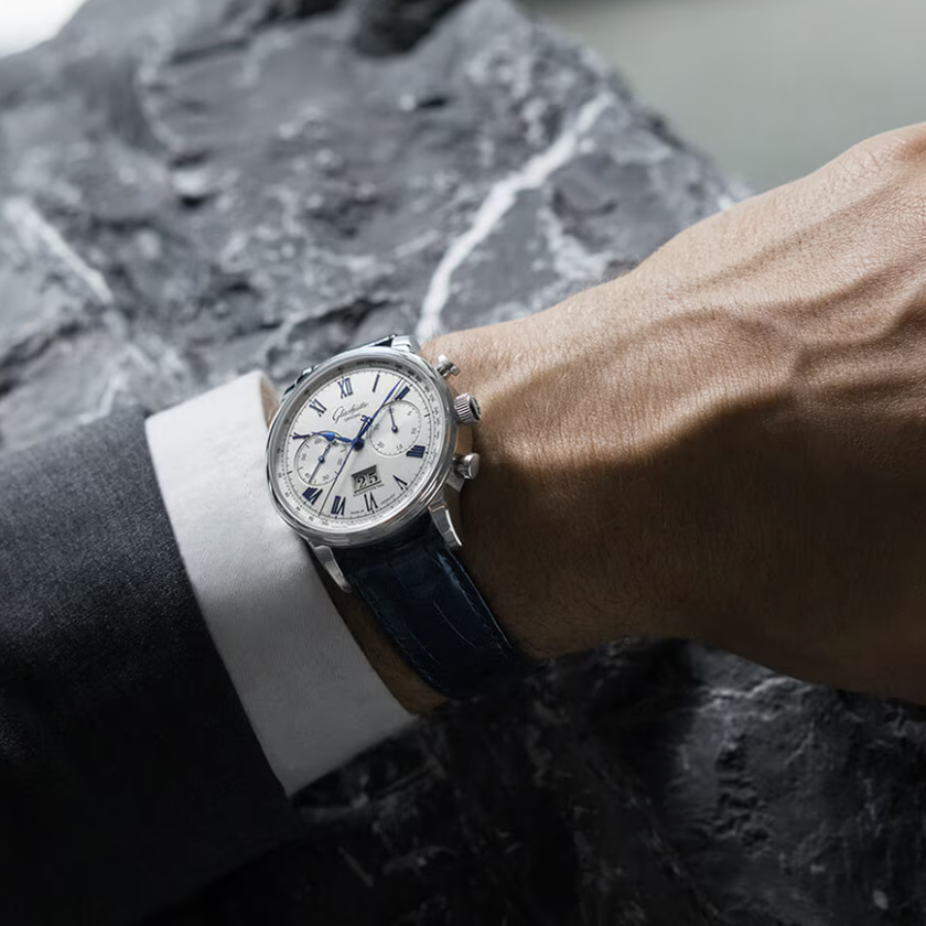 SS 41MM Senator Chronograph  1-37-24-01-02-64