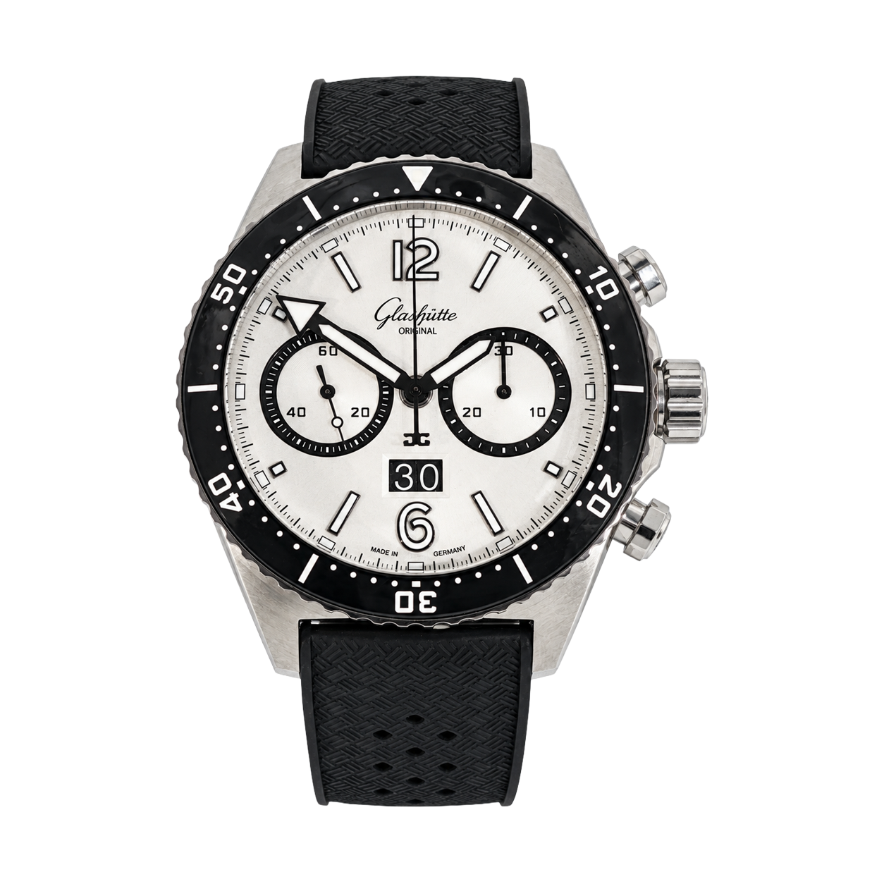 Pre-Owned Glashutte Original SeaQ Chrono 1-37-23-03-80-33