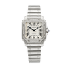 Pre-Owned Cartier Santos de Cartier 41.9MM with Diamond Bezel