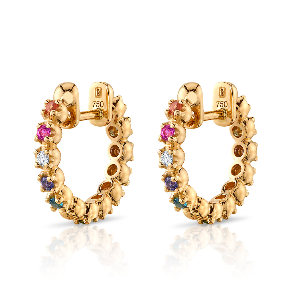 deBoulle Collection Over the Rainbow Mini Hoops