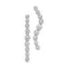 deBoulle Collection Emma Linear Drop Earrings in White Gold