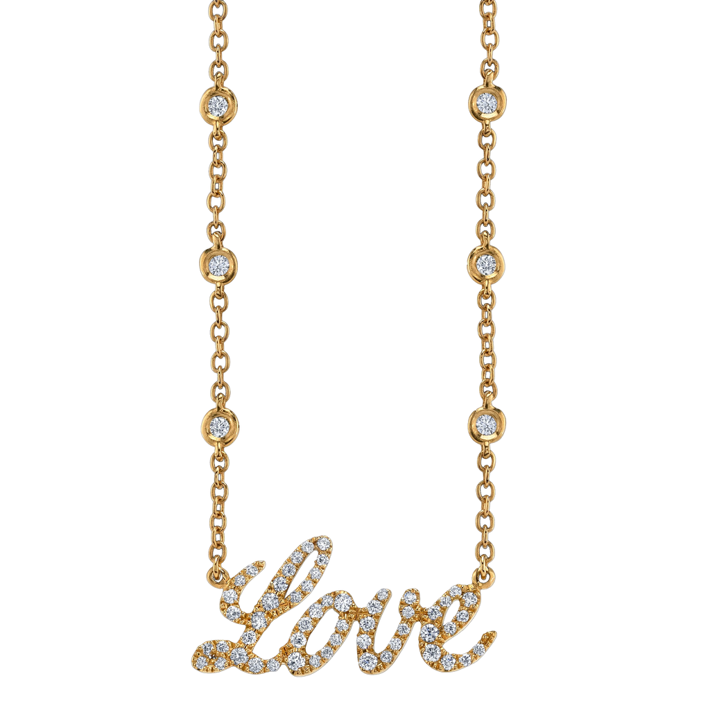 deBoulle Collection Love Pendant in Yellow Gold