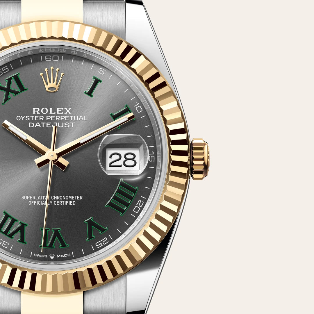 Rolex Datejust 41 in Yellow Rolesor - combination of Oystersteel