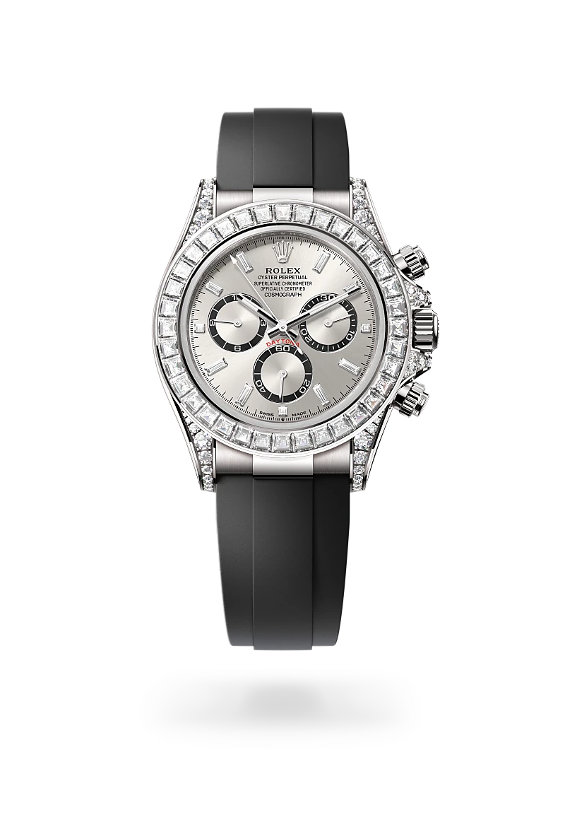 rolex Cosmograph Daytona in 18 ct white gold with lugs set with diamonds, M126539TBR-0002* - deBoulle Diamond & Jewelry