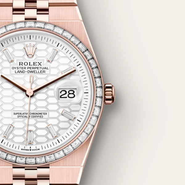 rolex Land-Dweller in 18 ct Everose gold, M127285TBR-0002* - deBoulle Diamond & Jewelry