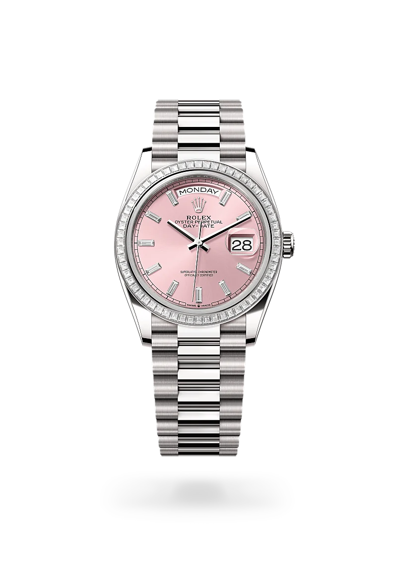rolex Day-Date in 18 kt white gold, M128399TBR-0029* - deBoulle Diamond & Jewelry