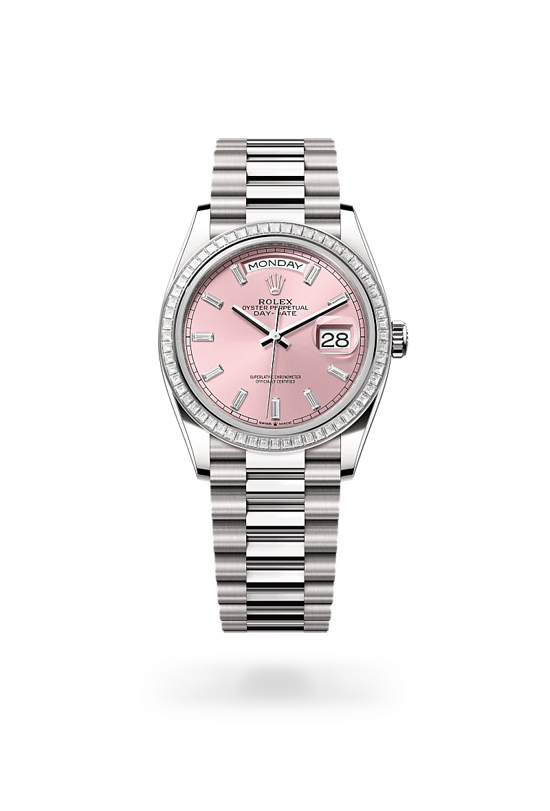 rolex Day-Date in 18 ct white gold, M128399TBR-0029* - deBoulle Diamond & Jewelry