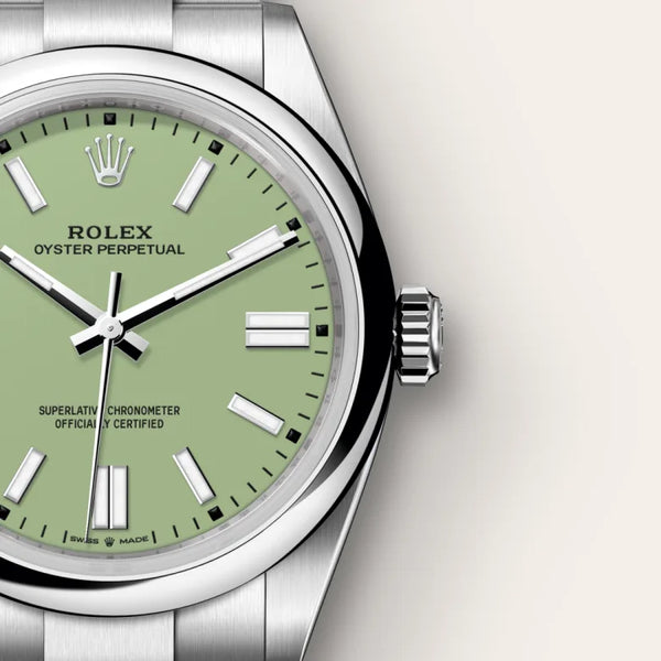 rolex Oyster Perpetual in Oystersteel, M134300-0006* - deBoulle Diamond & Jewelry
