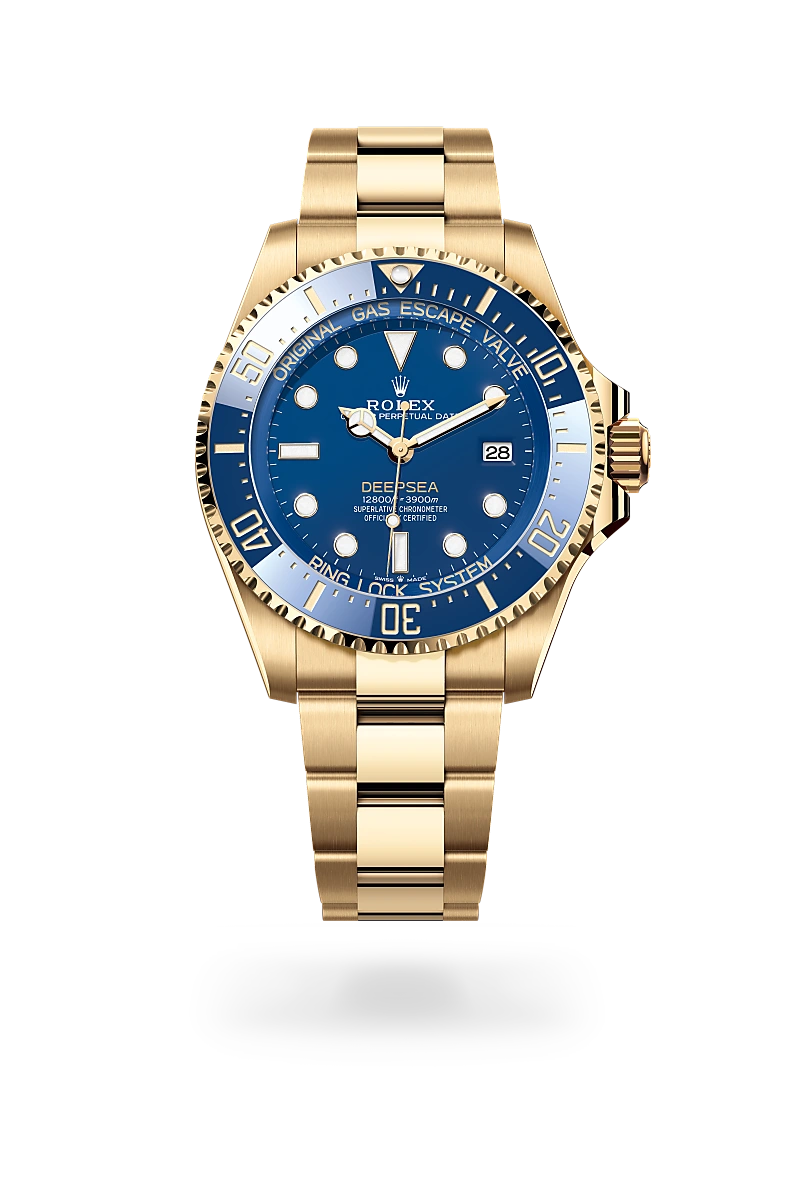 rolex Deepsea in 18 kt yellow gold, M136668LB-0001* - deBoulle Diamond & Jewelry