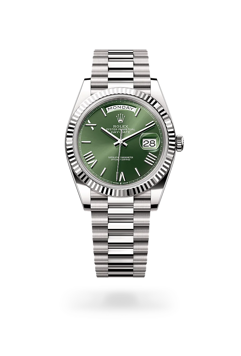 rolex Day-Date in 18 kt white gold, M228239-0033* - deBoulle Diamond & Jewelry