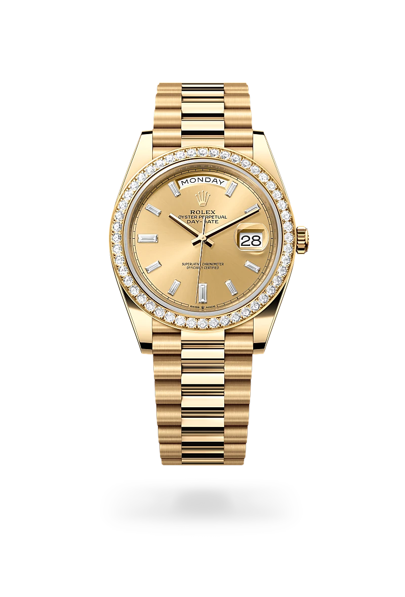 rolex Day-Date in 18 ct yellow gold, M228348RBR-0002* - deBoulle Diamond & Jewelry