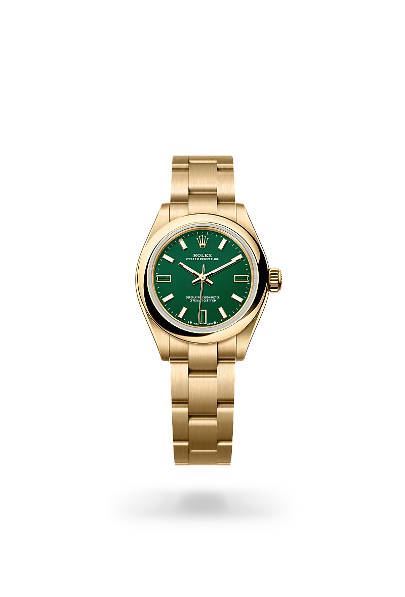 rolex Oyster Perpetual in 18 kt yellow gold, M276208-0002* - deBoulle Diamond & Jewelry