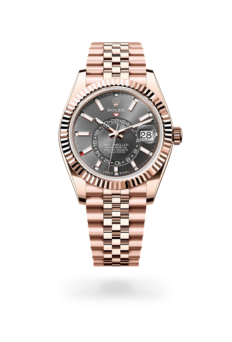 rolex Sky-Dweller in 18 kt Everose gold, M336935-0008* - deBoulle Diamond & Jewelry