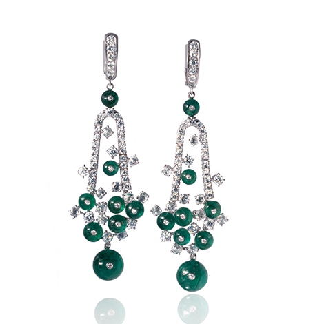 <sup>de</sup>Boulle Collection Green with Envy Earrings