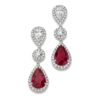 de Boulle Collection Ruby and Diamond Double Drop Earrings