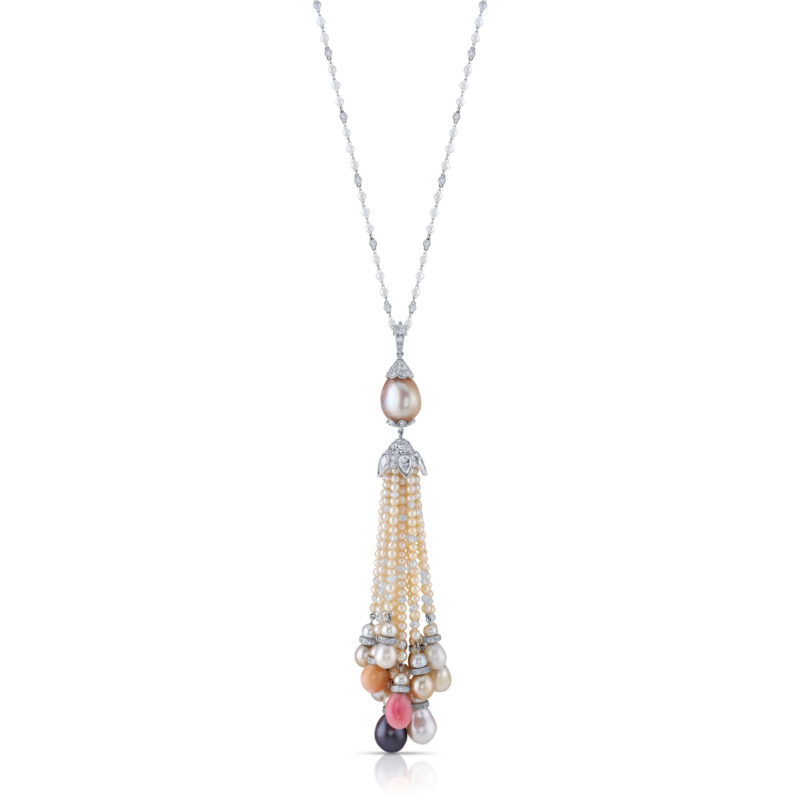 <sup>de</sup>Boulle High Jewelry Collection Flamé Tassel Necklace