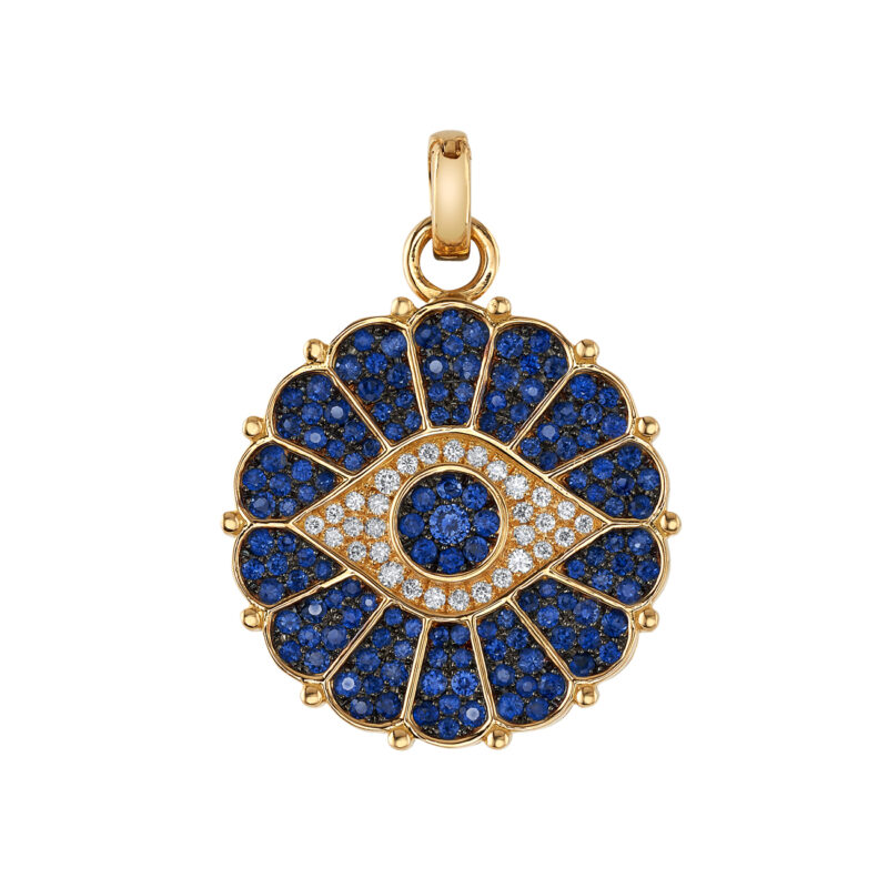 <sup>de</sup>Boulle Collection Evil Eye Talisman with Sapphires