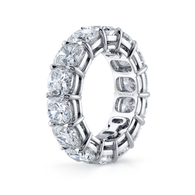<sup>de</sup>Boulle Bridal Collection Eternity Band with Diamonds in Platinum