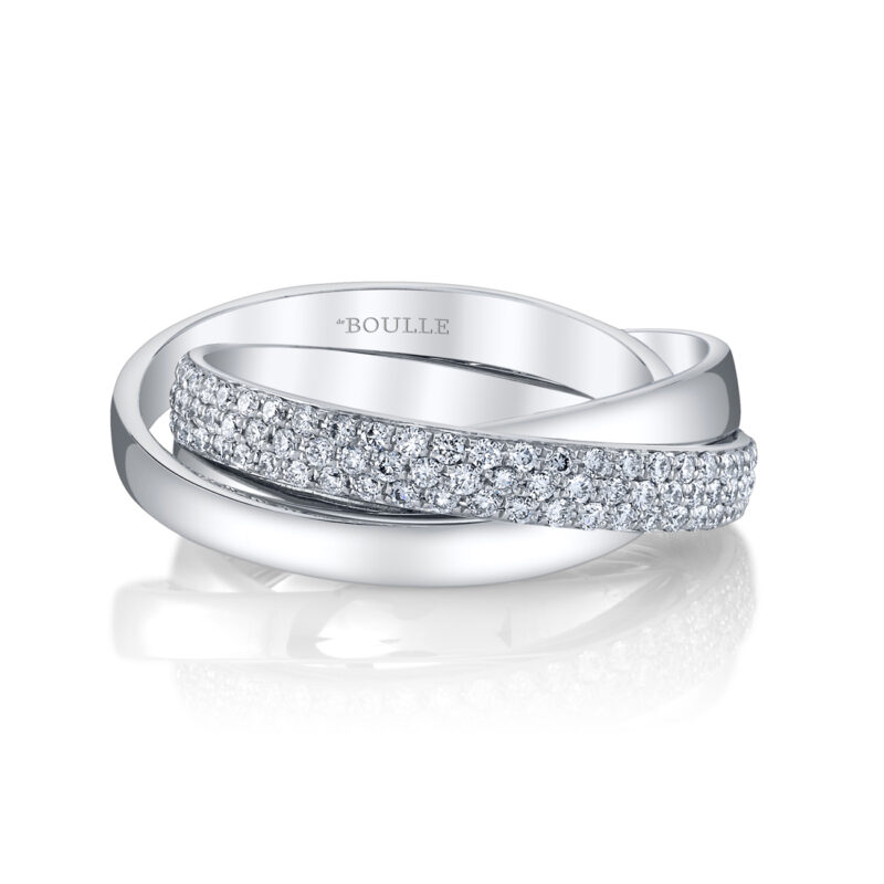 <sup>de</sup>Boulle Collection Trio Ring in White Gold