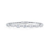 <sup>de</sup>Boulle Collection Alternating Diamond Bracelet in White Gold